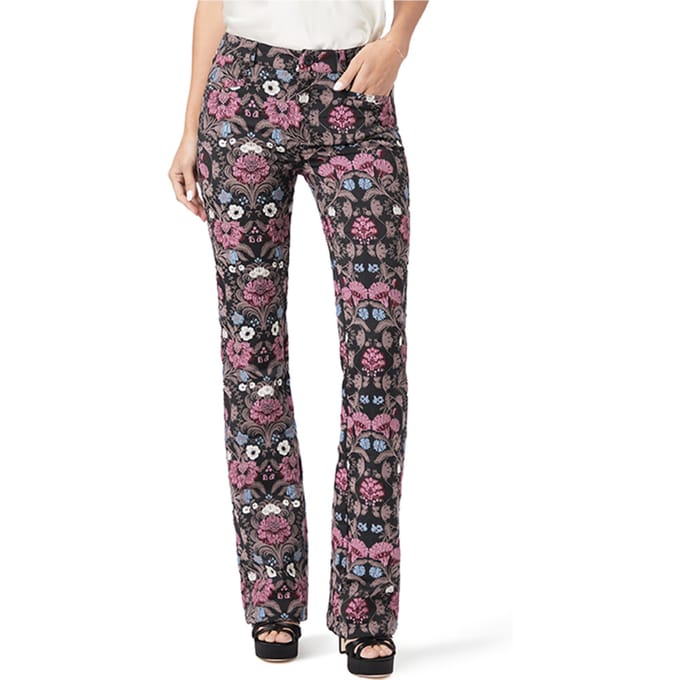 PAIGE Naomi Trouser Black Multi Maat: 4 | Straight Broeken Outlet | Dames | Zwart