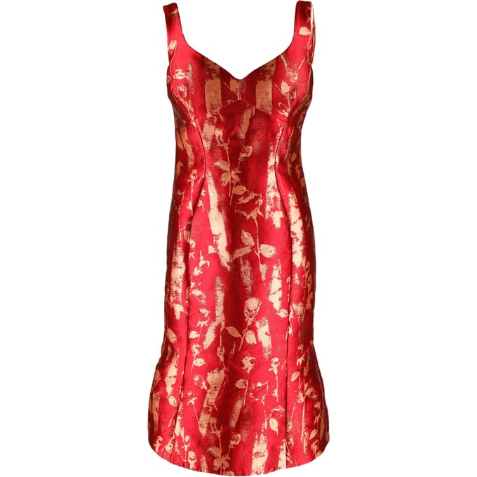 Vivienne Westwood Red Label Jacquard zijden jurk - jaren 2010