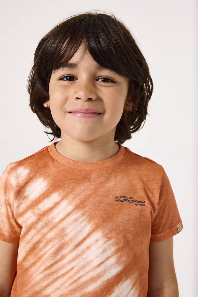 GARCIA Jongens T-shirt Oranje Korte mouw