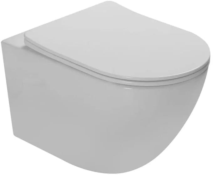 DutchLine - Hangtoilet - Glans Wit - Luccio Rimless