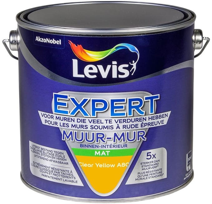 Levis - Expert Muur Binnen Mix - Clear Yellow A80 - Mengverf - 2,5 L
