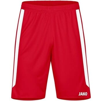 Jako Power Short Heren - Wit / Rood | Maat: XXL