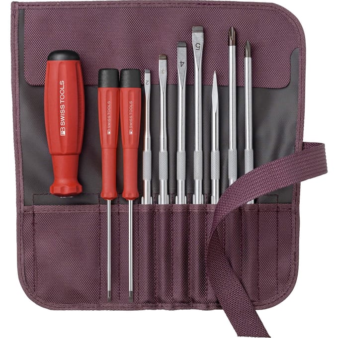PB Swiss Tools Wisselbit Schroevendraaierset Lang - Precisie & Kwaliteit
