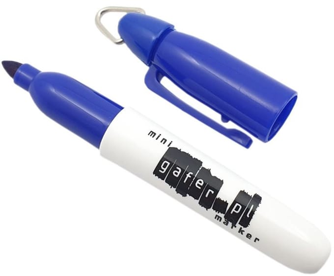 Gafer.pl Mini Permanent Marker - Blauw