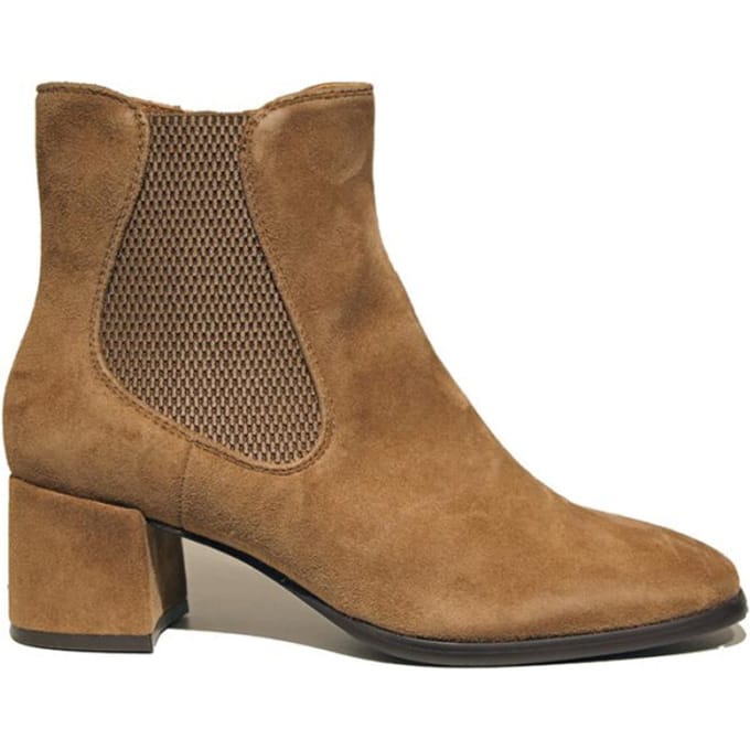 Regarde le Ciel Pilar beige suède enkellaarzen
