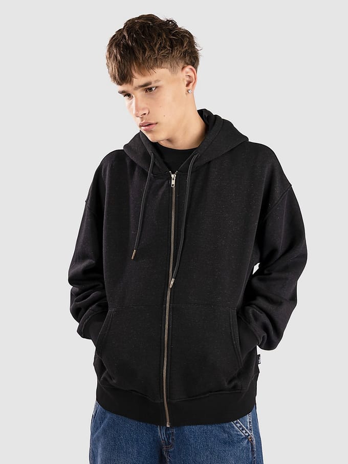 Blue Tomato Boxy Zip Hoodie zwart