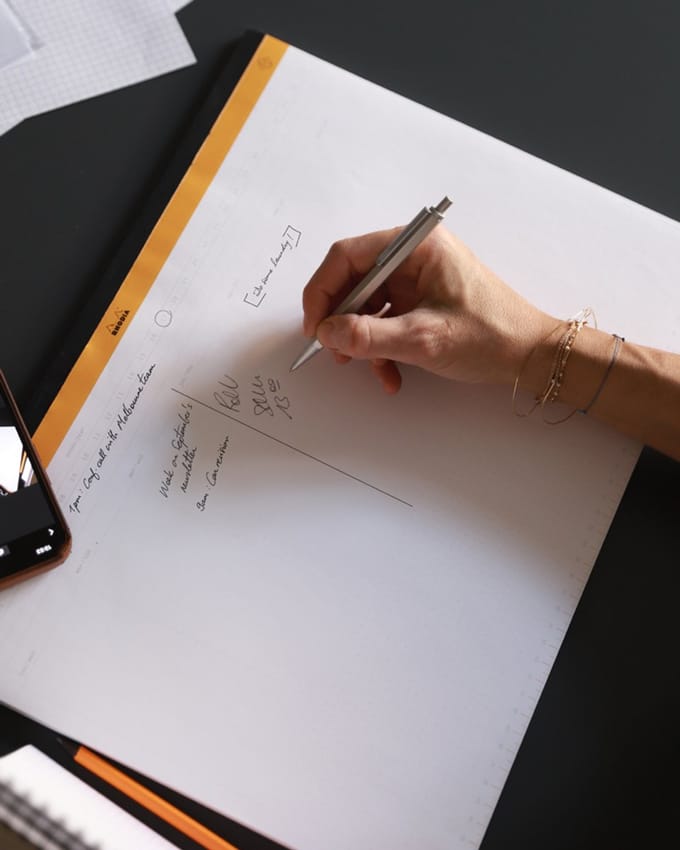 RHODIA papieren schrijfonderlegger RHODIATIME, DIN A3+
