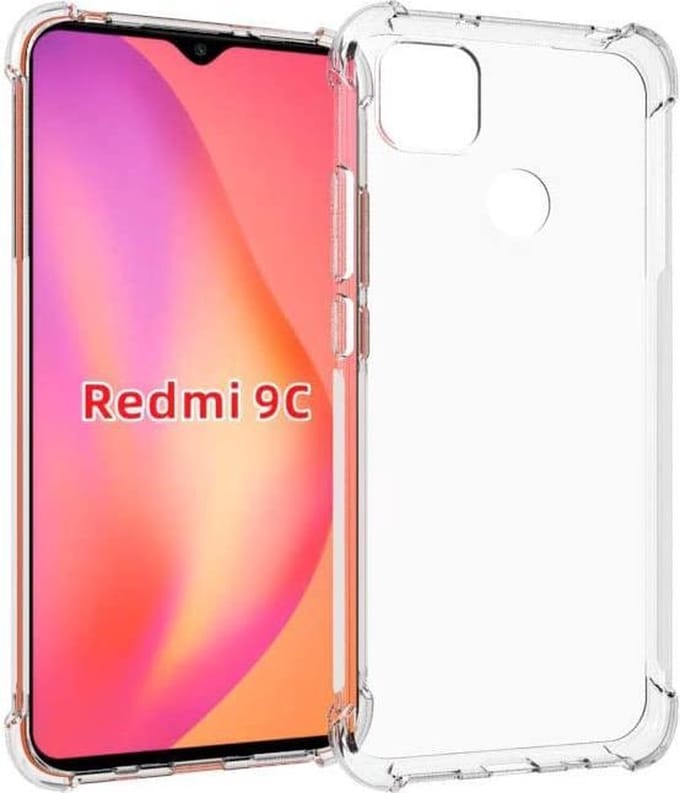 Shockproof Soft TPU hoesje Silicone Case Geschikt voor: Xiaomi Redmi 9C