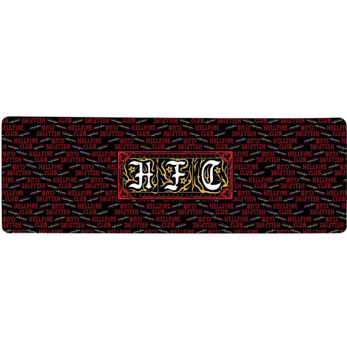 Stranger Things Hellfire Club Text Gaming Mouse Mat - Medium