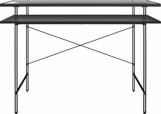 Wainwright-Bureau - Glas/Zwart Metaal