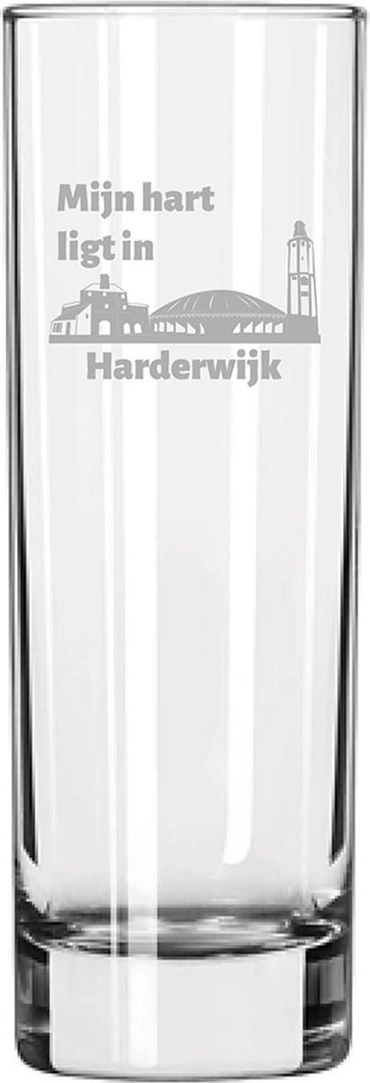 Gegraveerde longdrinkglas 22cl Harderwijk