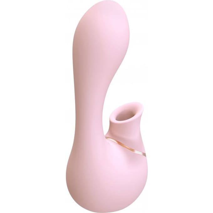 Irresistible Vibrator Met Zuig Functie Mythical - Roze