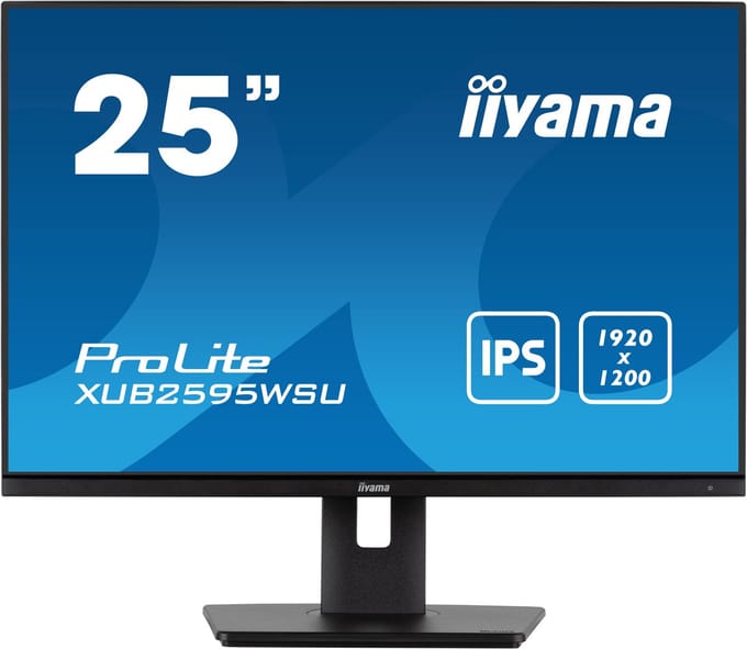 25" iiyama ProLite XUB2595WSU-B5 - 1920x1200 - IPS