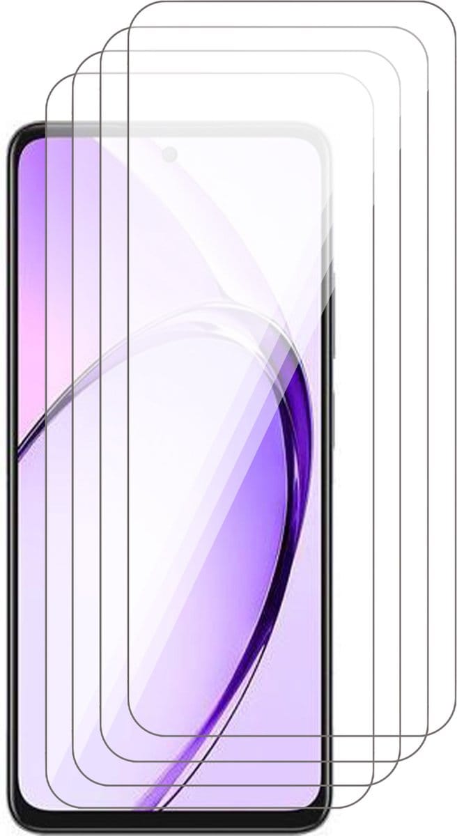 Screenprotector geschikt voor Oppo A80 - 4x Glas Screen Protector