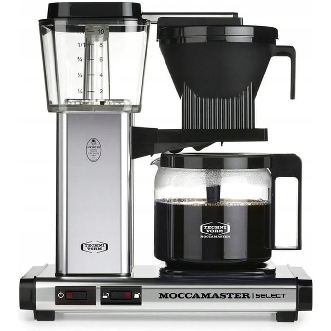 Moccamaster KBG Select - Filterkoffiezetapparaat - Brushed - 5 jaar garantie