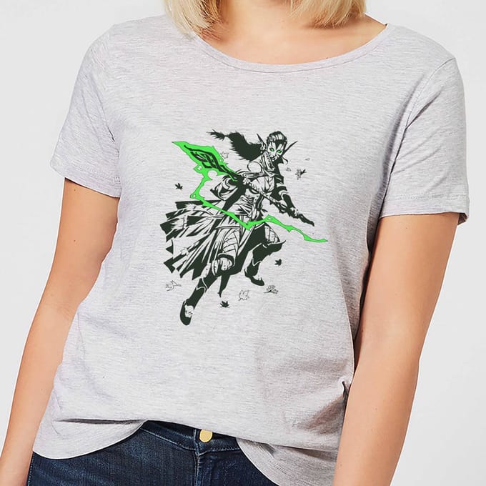 Magic The Gathering Nissa Character Art Dames T-shirt - Grijs - S