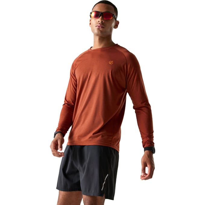Dare 2B Heren Agile Langsleeve T-Shirt (Arabische Specerij)