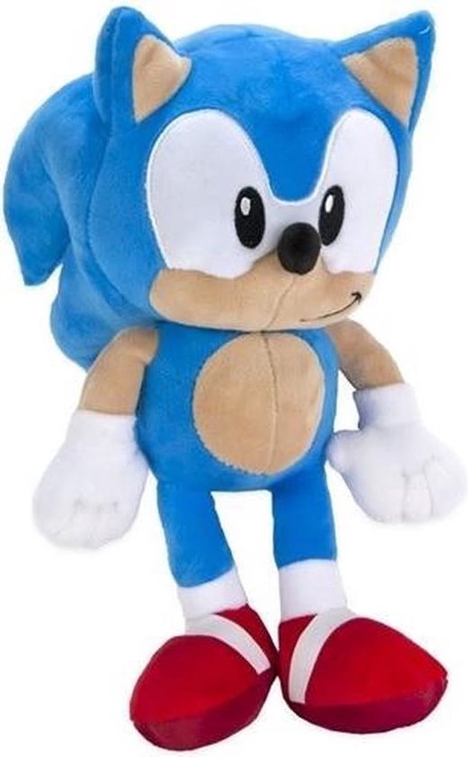 Sonic The Hedgehog Pluche Knuffel Licht Blauw 30 cm