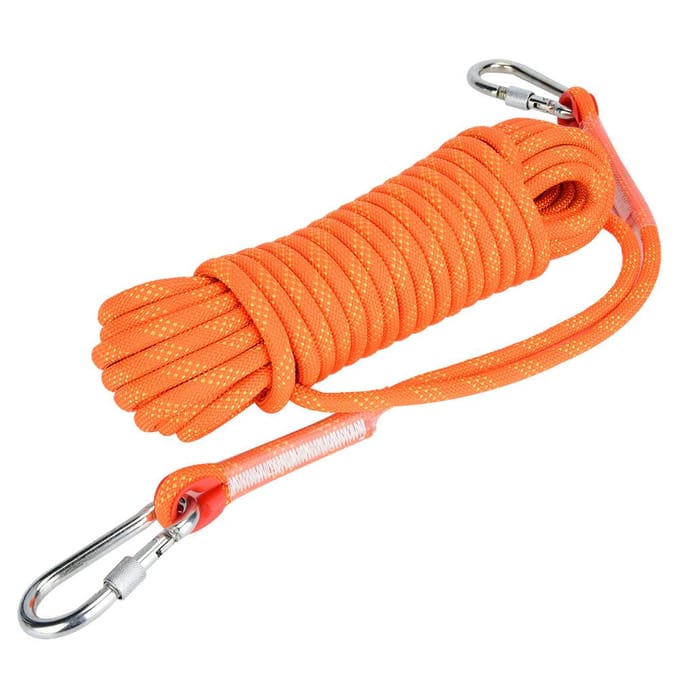 Buiten Rotsklimmen Ontsnappingstouw 10 mm Diameter Veiligheid Overlevingskoord Orange