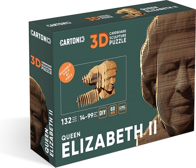 Cartonic - 3D Sculptuur Puzzel Queen Elisabeth
