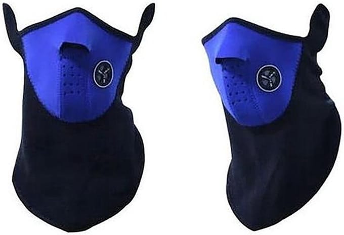 New Age Devi - Skimasker Blauw Motormasker-Motor Masker-Ski Skimasker-Neopreen