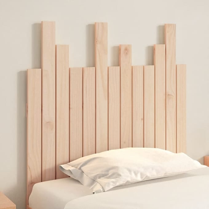 vidaXL - Hoofdbord - wandmontage - 82,5x3x80 - cm - massief - grenenhout