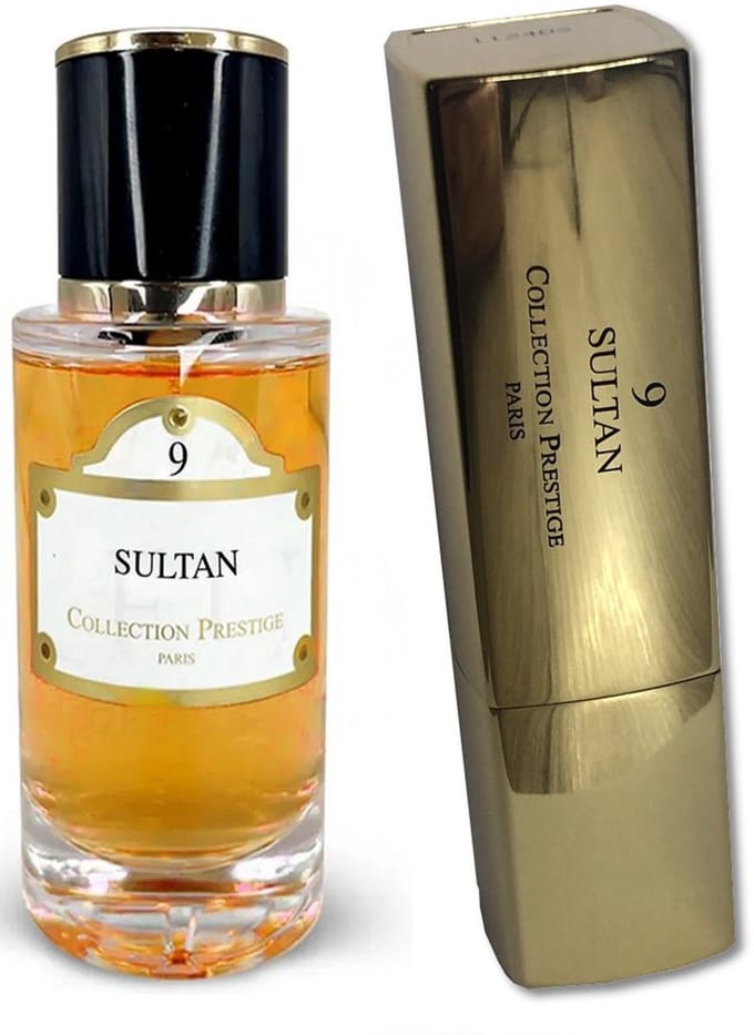 Collection Prestige Paris Nr 9 Sultan 50 ml en 20 ml Eau de Parfum - Unisex (2pack)