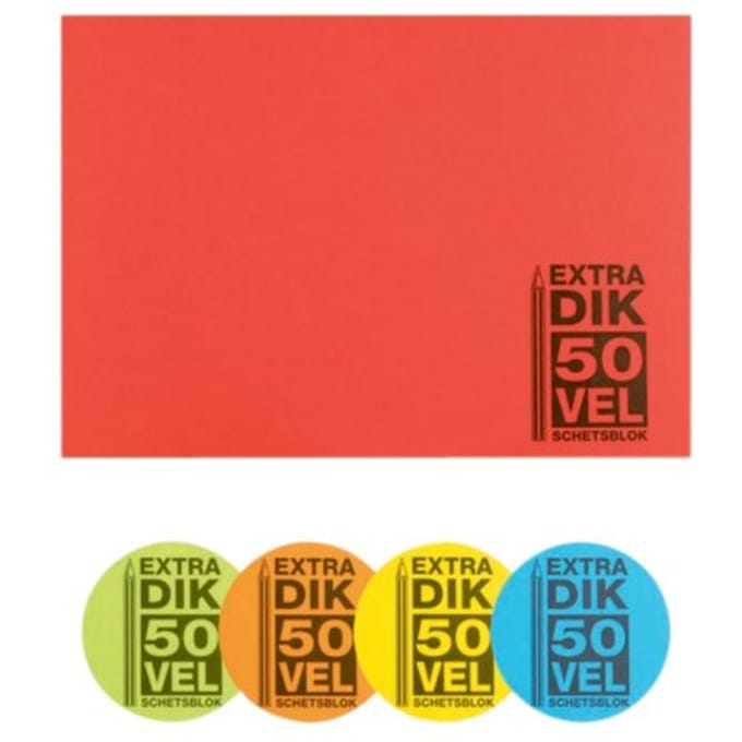 Schetsboek papyrus 210x297mm 120gr 50 vel