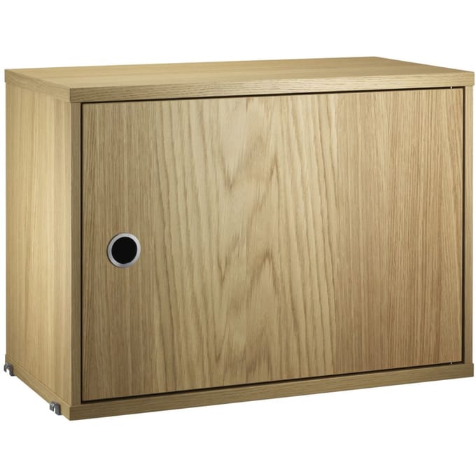 String Furniture Kastelement met draaideur - Eiken