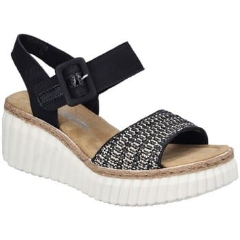 Sandalen met sleehak Rieker 6917600