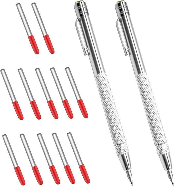 Dailygoody - Hardmetalen Scriber - Graveerpen met Reservepunten