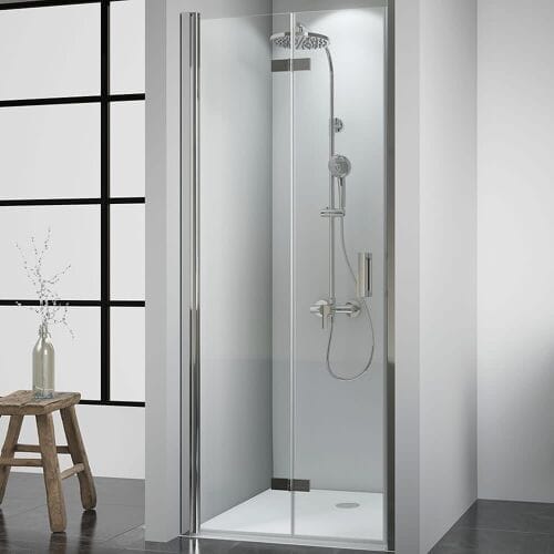 Breuer Panorama hinged folding door for niche 120 cm, stop left 3373.005.001.040