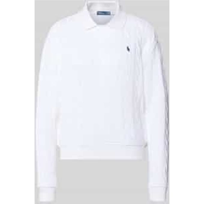 regular fit pullover met polokraag