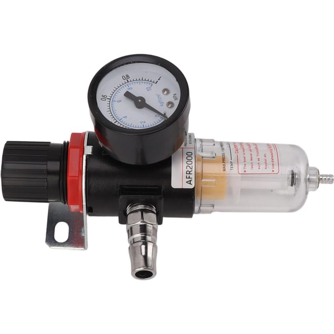 Séparateur Huile Eau 14 Pouces AFR2000 Filtre à Air Comprimé Processeur Source de Gaz avec Manomètre