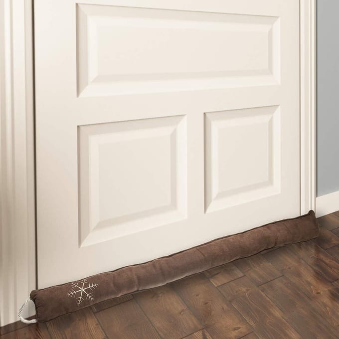 Deurontwerp Stopper - Tochtstopper - Energiebesparing - Geluiddichte Kamer - 36 Inch - Bruin