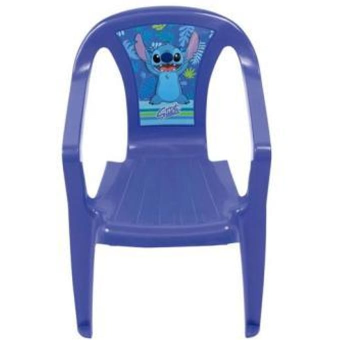Disney Stitch Stoel blauw plastic, Tafels & Stoelen
