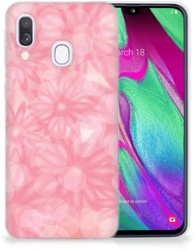 Samsung Galaxy A40 TPU Case Spring Flowers