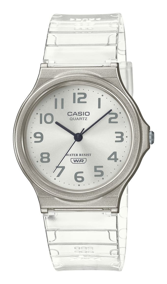 Casio Casio Collection MQ-24S-8BEF Horloge - Kunststof - Grijs - Ø 33 mm