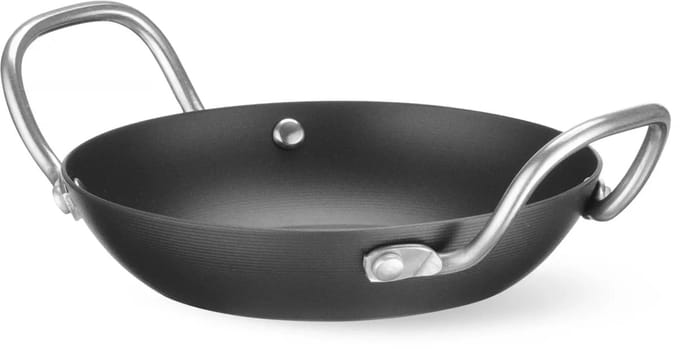 HENDI Serveerpan – Carbon Staal – Ergonomische Handgrepen – 144x170 mm