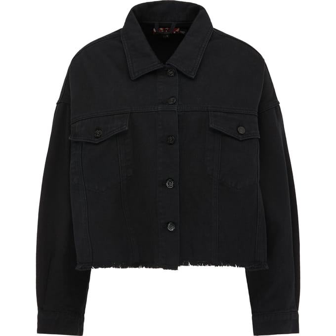 Mymo Denim jas Dames zwart