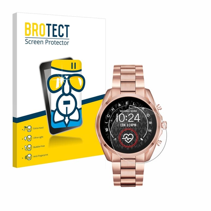 Screenprotector voor Michael Kors Access Bradshaw 2 Beschermglas transparant