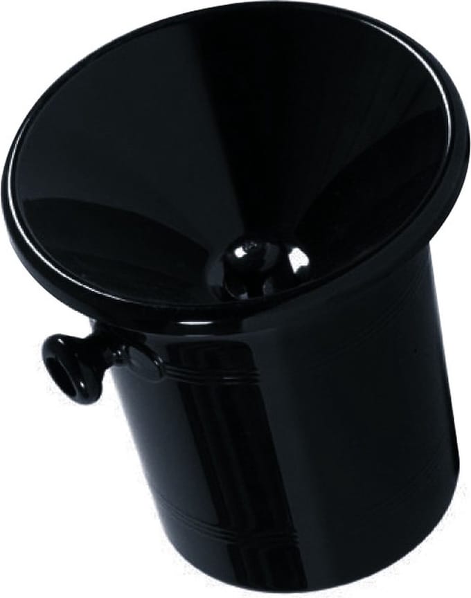 Bar Professional Spuugbak Kunststof Zwart 3,7 Liter