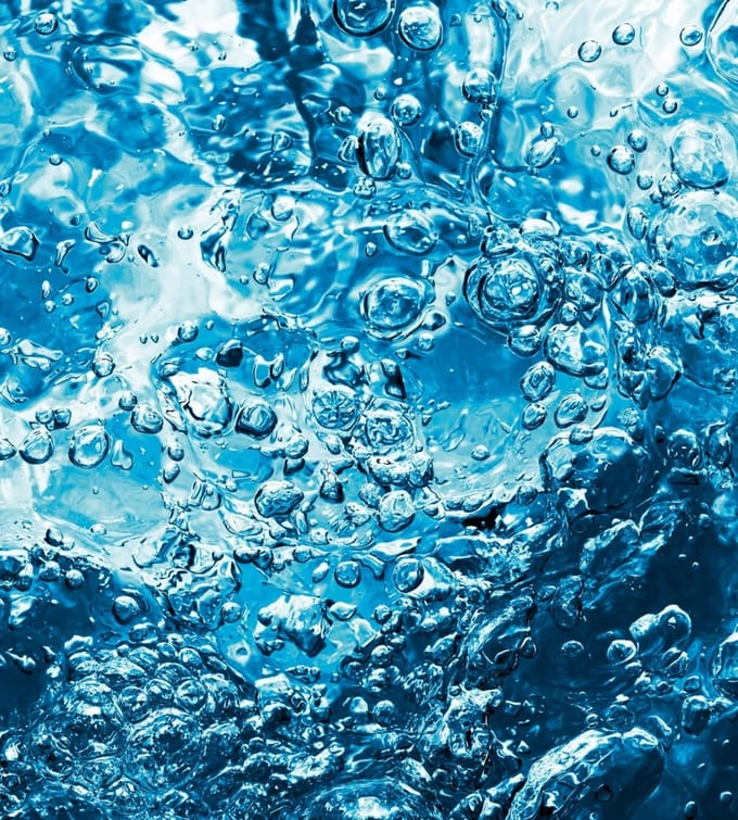 Fotobehang - Sparkling Water 225x250cm - Vliesbehang