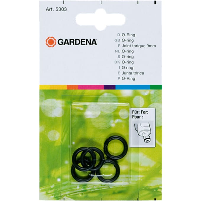 Gardena O-ring for Original GARDENA System Contents: 5 pieces