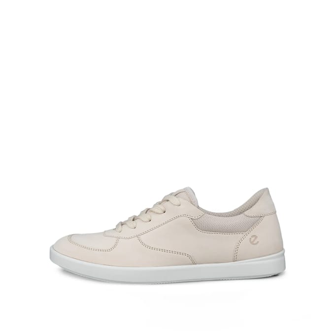Ecco Leisure Sneakers Beige Leer - Dames