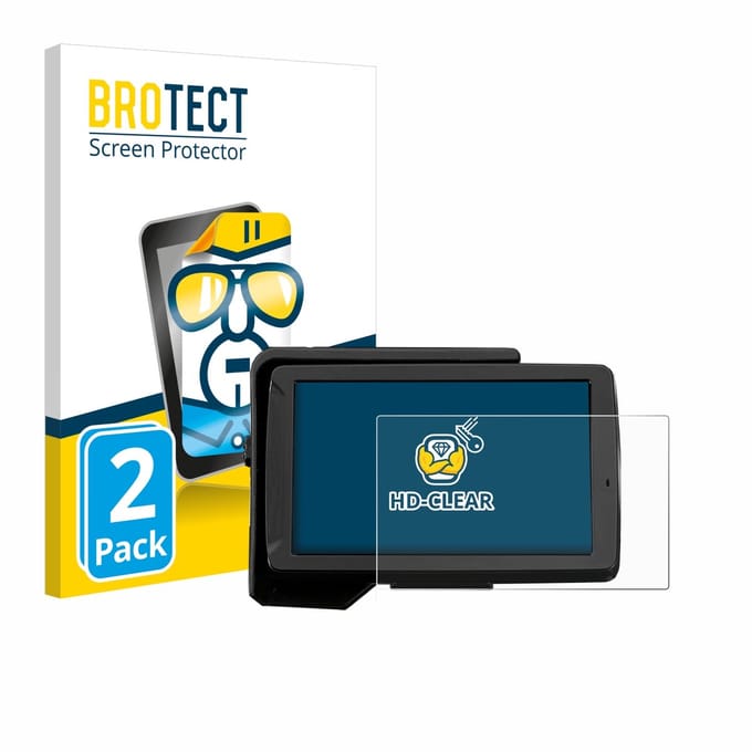 BROTECT - Screenprotector voor BMW R 1250R S Navigator V 5" - Folie Beschermfolie transparant 2 Stuks
