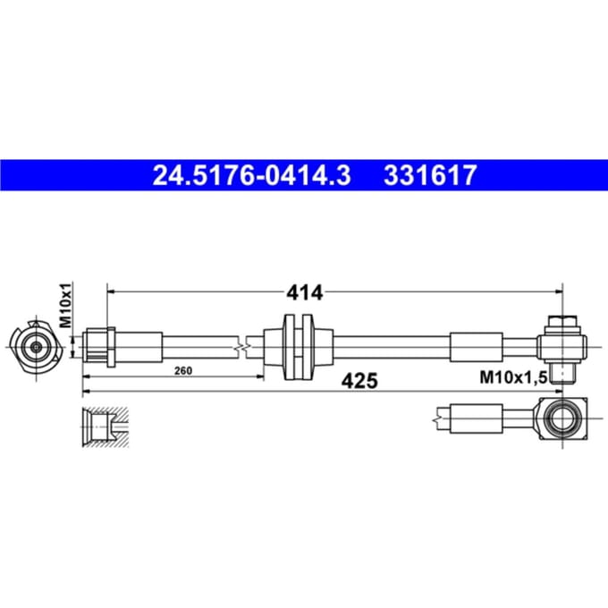 Remleiding ATE 24.5176-0414.3