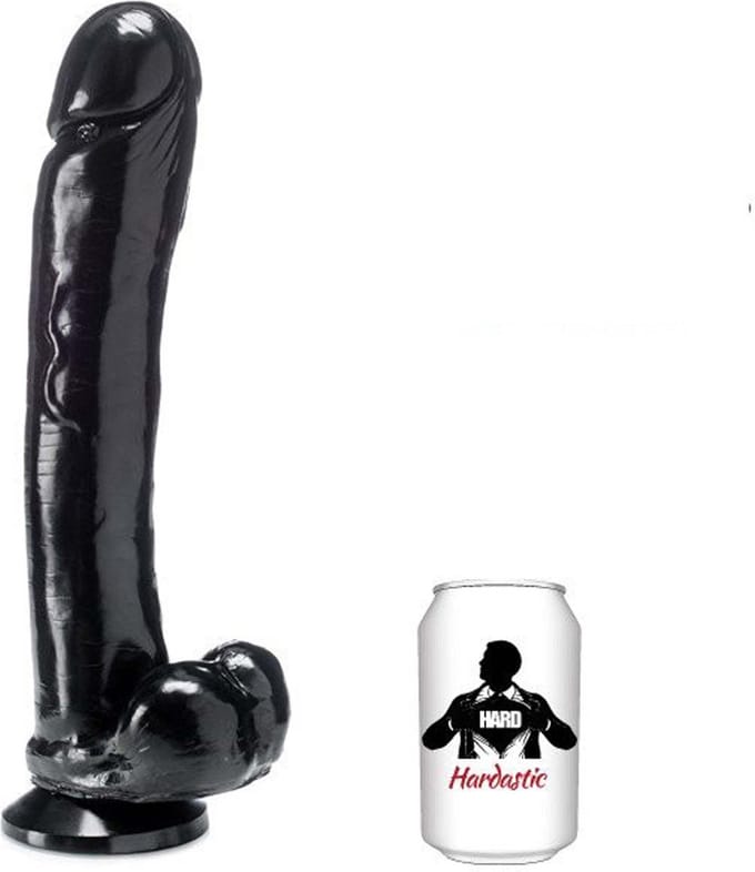 Gangbangster - Super Ken - Dildo - 30 x 6 cm - PVC - Zwart