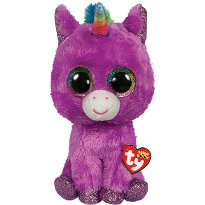 Ty - Knuffel - Beanie Buddy - Rosette Unicorn - 24cm