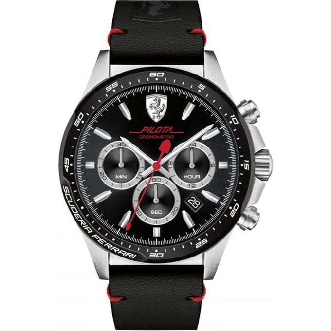 Scuderia Ferrari Pilota Chronograph Staal 45mm | 830389